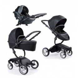 Black - Black - Детская коляска Mima Xari 2G Flair 3в1